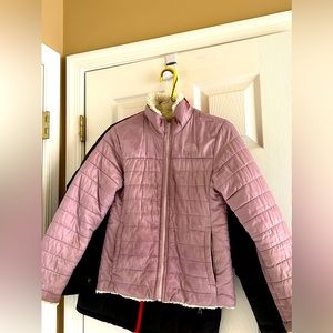 Girls North Face Reversible Fleece Winter Jacket